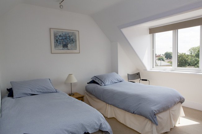 The twin room overview